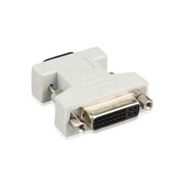 шнуры dvi: Адаптер DVI - I female (24 + 5 pin) - VGA (15 pin) male