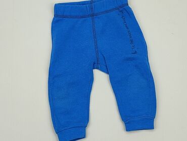 srebrne legginsy dla dzieci: Spodnie dresowe, 6-9 m, stan - Dobry