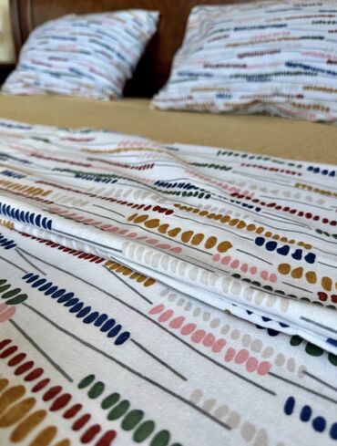 Комплекты постельного белья: Комплект постельного белья 100% хлопок включающий простыню — 2