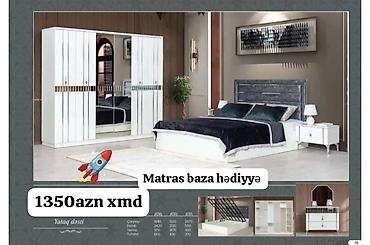 karaca home: İkinəfərlik çarpayı, Dolab, Yeni — 1
