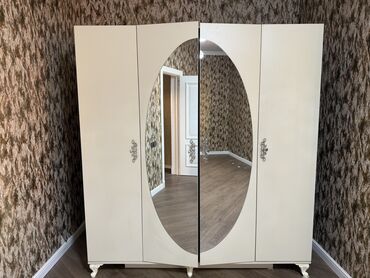 гладильная доска комод: İşlənmiş, Açılan, 4 qapılı Düz dolab, Qarderob, paltar dolabı