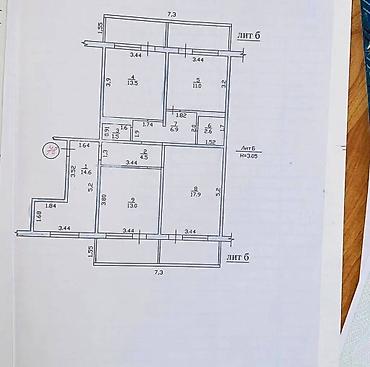 Продажа квартир: 4 комнаты, 108 м², 106 серия улучшенная, 8 этаж, Дизайнерский ремонт — 22