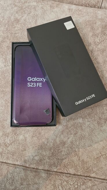 samsung galaxy a100: Samsung Galaxy S23 FE, 128 GB, rəng - Boz, Zəmanət, Sensor, Barmaq izi