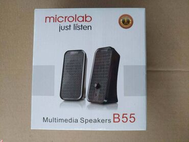 блоки питания для ноутбуков helper: Microlab Speakers B-55 (V2) 2.0 USB 4W BLACK Питание от usb miniJack