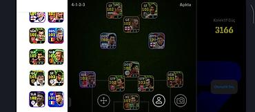 efootball hesablari: Məhsul: E-Football mobil oyununda yüksək reytinqli hesab/komanda ⚽ — 3