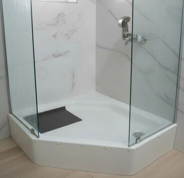 Duş poddonları: Duş poddonları fiber akril material. ölçülər mövcuddur YENİ — 9