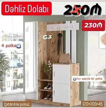 dolab dəhliz: *Dəhliz dolab 230Azn* *Rəng seçimi sərbəst* ✔️İstehsal:Rusiya — 1