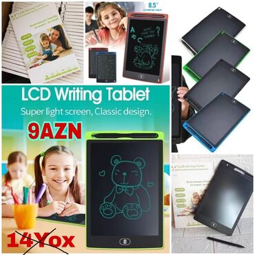 Uşaq dünyası: LCD tablet mini Daska 14Yox 9 AZN Digər çeşidlərdə var sağa