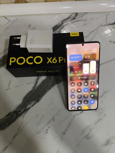 xiaomi poco f3 qiymeti: Poco X6 Pro 5G, 512 GB, rəng - Boz, Zəmanət, Sensor, Barmaq izi