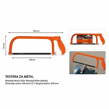 KMT Narandžasti tip testera 9364295 Testerа za metal sa čeličnim