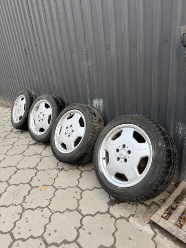 колесо на мини трактор: Колеса в сборе 215 / 55 / R 17, Зима, Б/у, Комплект, Легковые, Литые, отверстий - 5