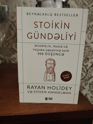 vüqar biləcəri kitabı: 💥Yeni gəldi💥 📚Rayan Holidey və Stiven Hanselman-Stoikin Gündəliyi