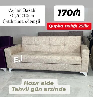 Yataq otağı dəstləri: Divan, Yeni, Açılan, Bazalı, Ödənişli çatdırılma