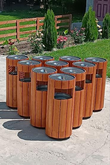 Мусорные урны: На заказ садовые, уличные урны в стиле Loft из качественных материалов — 3