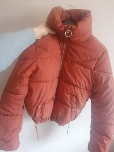 Winter jackets: Bershka, XS (EU 34), Single-colored, With lining