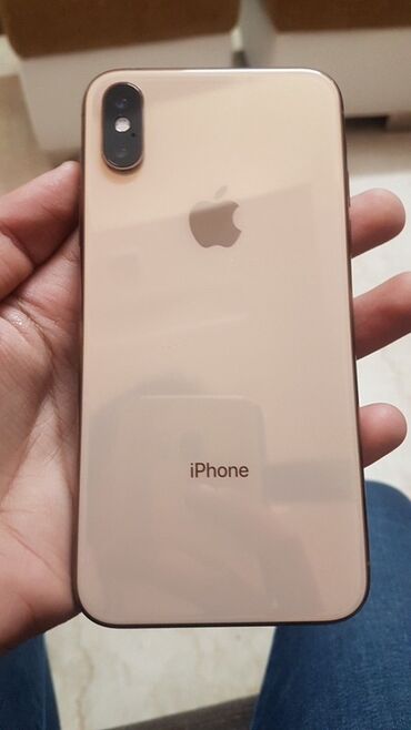 айфон x макс: IPhone Xs, Б/у, 256 ГБ, Золотой, Чехол, 74 %