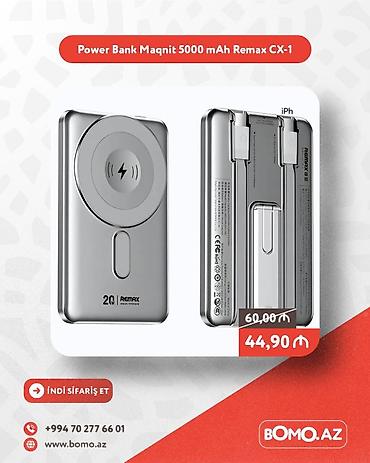 remax mp3 player: Powerbank 5000 mAh, Yeni — 1