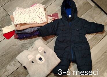 boks set za decu: Bundle: Sweatshirts, Jackets, Footies, For girls, age: 3-6 months