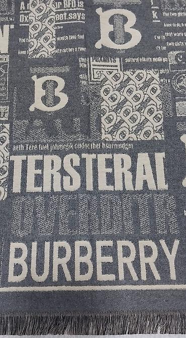 ponço: Burberry şərf/ponço, qadınlar üçün - Material: 65% kaşmir, 35% ipək — 6