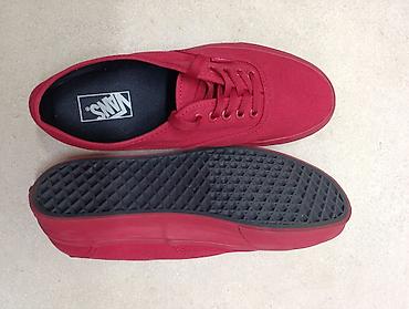вулкани: Мужские кроссовки, 42, Vans, Новый, цвет - Красный, Платная доставка — 8