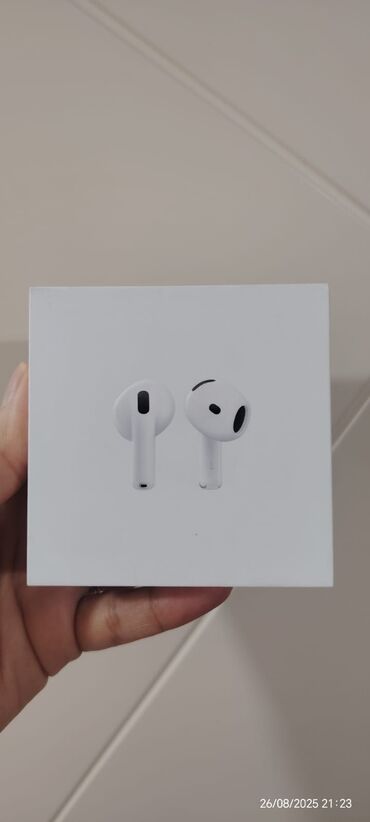 Səs gücləndiriciləri: Simsiz (Bluetooth) Qulaqcıqlar, Apple, rəng - Ağ