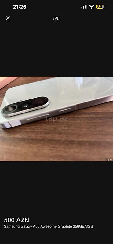 video regstrator: Samsung Galaxy A56, 256 GB — 5