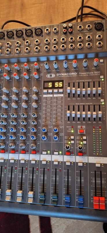 Mikşerlər: Dynacord 1600-2 Super səliqəli vəziyyətdə demək olar işlənmiyib — 5