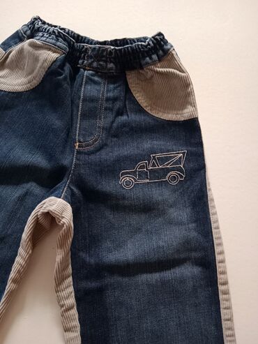 Pantalone: Beba Kids farmerke za dečake Veličina 3 Kombinacija somota i teksasa — 3