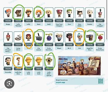 Статуэтки: Коллекционные игрушки Funko x Kinder Joy — серия One Piece. Меняю — 1