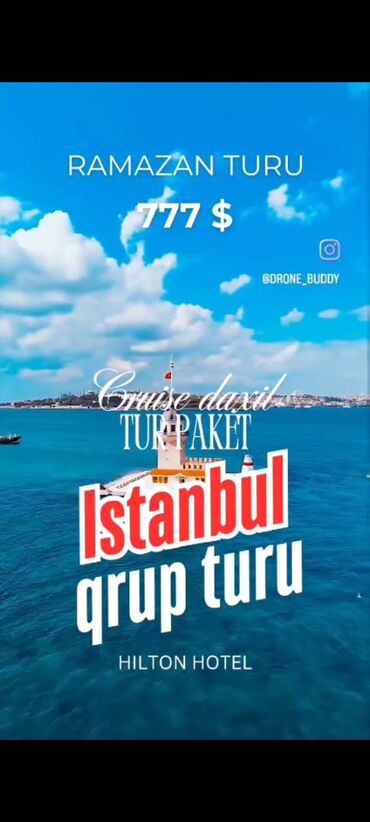 Turizm: 🇦🇿🇹🇷 Ramazan Karim istanbul qrup turu 🇹🇷🇦🇿 Qiymət 🛒 777 $ 💵 📅 Tarix