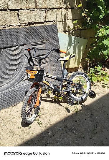 велосипед старт: Uşaq velosipedi – START Kids Bike - Rəng: qara-narıncı aksentlər, ağ — 2