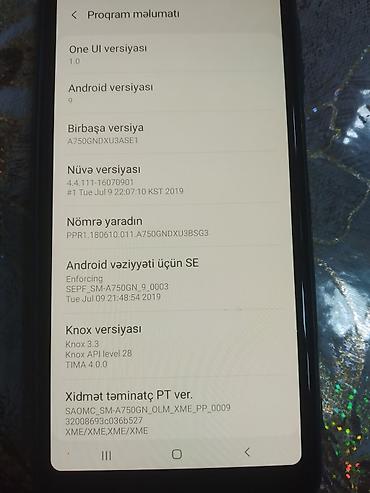 naxcivan ev telefonu: Samsung Galaxy A7 2018, 128 GB, rəng - Qızılı, Sensor, Barmaq izi — 6