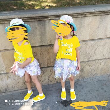 Платья: Детское платье цвет - Желтый