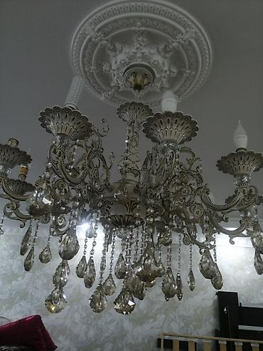 led lustra: Çılçıraq, 10 və daha çox lampa, Metal — 3