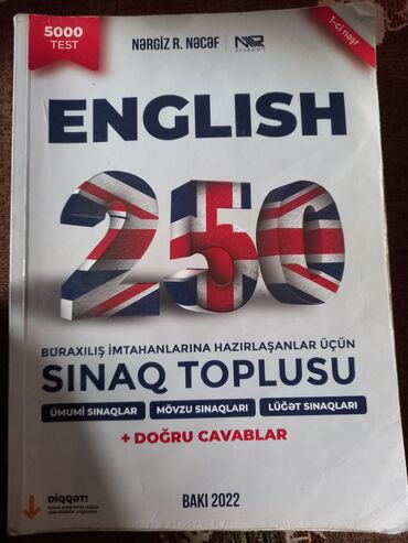 nergiz necef ingilis dili qiymeti: Nərgiz.R.N 250 sınaq kitabıdır. 2022 ci ilin kitabı olduğu üçün 10