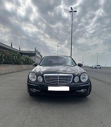 mercedes benz e250: Mercedes-Benz E-Class sedan (W211, restayl) – qara rəngdə, 4 qapılı — 1