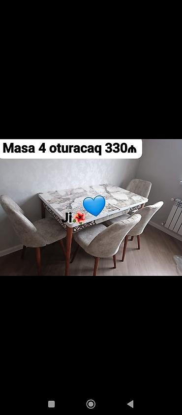 stol stul mətbəx: Masa və oturacaq dəstləri — 1