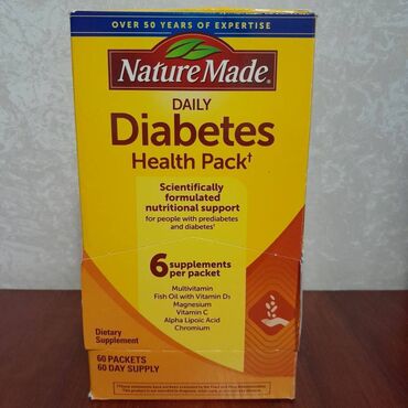 мультивитамины: Комплекс витаминов, пакет здоровья для преддиабетиков и диабетиков
