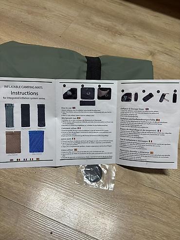 Надувные матрасы: Надувной туристический коврик с встроенной подушкой - Тип: надувной — 3