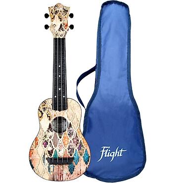 ukulele gitar: №: 3799 Məhsulun adı: Ukulele Flight TUS40 Granada Soprano Brend — 3