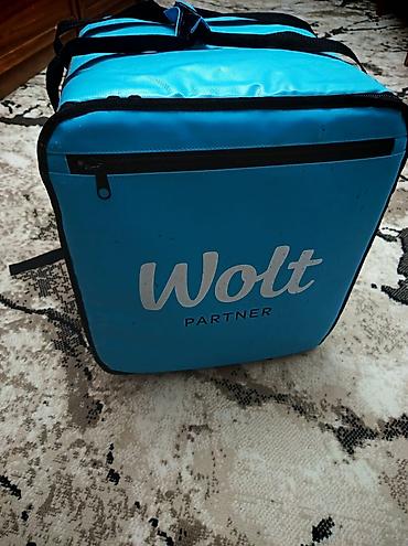 Оборудование для ресторанов, кафе: Wolt çatdırılma çantası (izotermal, böyük ölçü) Ciddi şəxslər narahat — 1