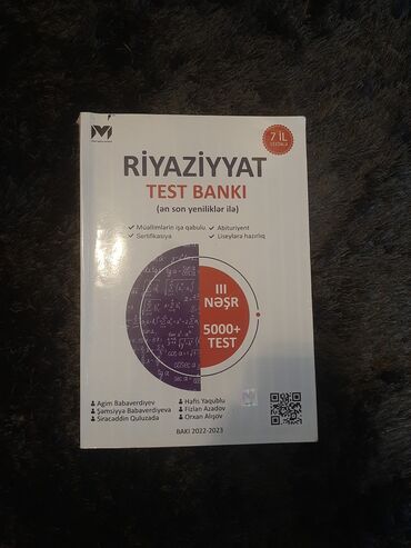 riyaziyyat pdf yukle: MHM riyaziyyat test bankı 3 nəşr təzədir 2023