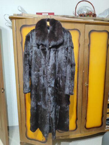 шуби женские: Шуба, Коён, Узун модель, 3XL (EU 46)