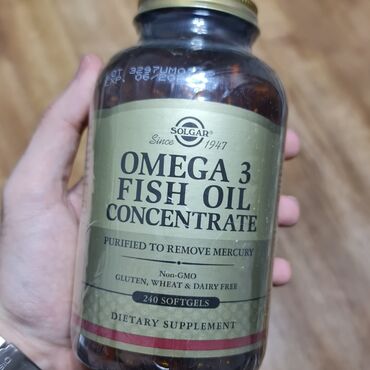 Solgar omega 3 fish oil baliq yagi. ozum ucun sifarisle getirmisem