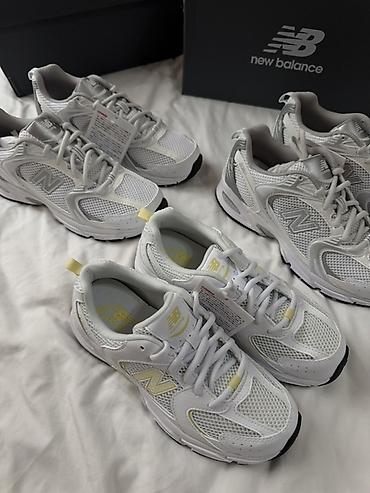 национальная одежда бишкек: Кроссовки, 36.5, New Balance, Новый, цвет - Белый, Самовывоз, Платная доставка — 2