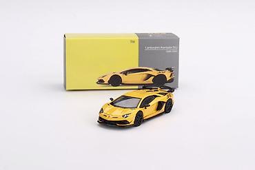 tonovi na bas gitari: 💛 Lamborghini Aventador SVJ — Giallo Orion — 1:64 — Mini GT Mini GT — 1