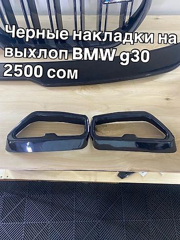 Черные накладки на выхлоп для BMW G30.

Цена: 2500 сом
