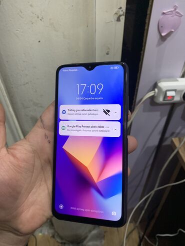 Xiaomi: Xiaomi Redmi 9T, 128 GB, rəng - Boz, 
 Barmaq izi