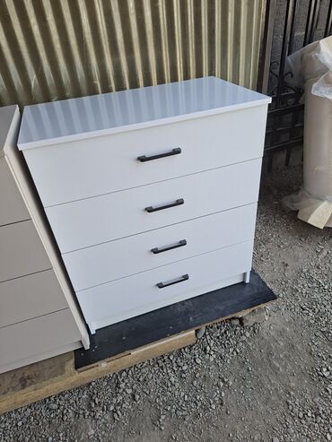 Комоды для одежды: Комод для одежды, Новый, Без зеркала, ЛДСП, цвет - Белый, Платная доставка — 9