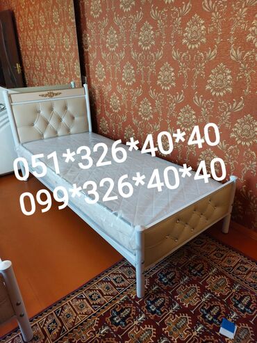 Çarpayılar: Yeni, İkinəfərlik çarpayı, Bazasız, Matras ilə, Siyirməsiz, Azərbaycan — 31